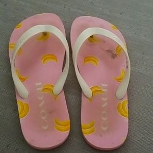 Coach sandals / flip flops